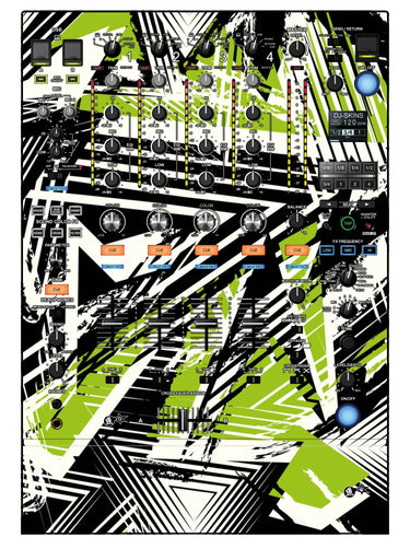 Pioneer DJ DJM 900 NEXUS 2 Skin Spike Green